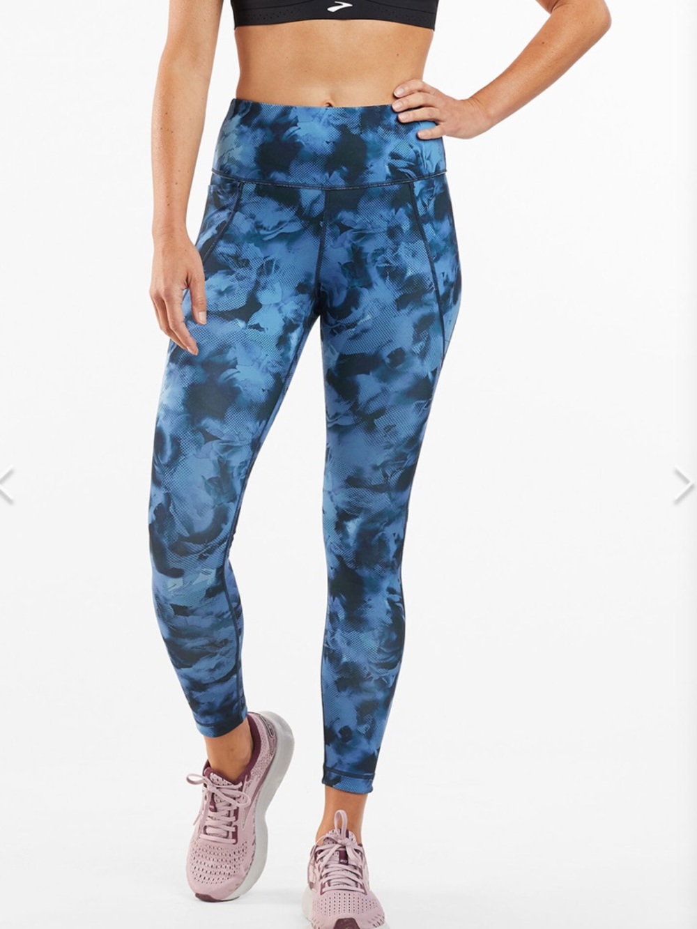 Title Nine Mad Dash Reversible 7/8 Running Tights
